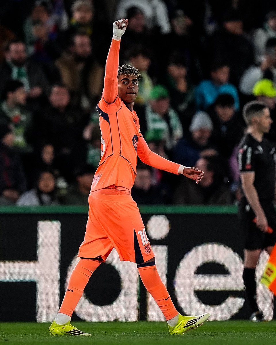 brfootball's tweet photo. Lamine Yamal has already equalled his best scoring tally in a single La Liga season (9) 🔥 https://t.co/D4QwQeQPwk