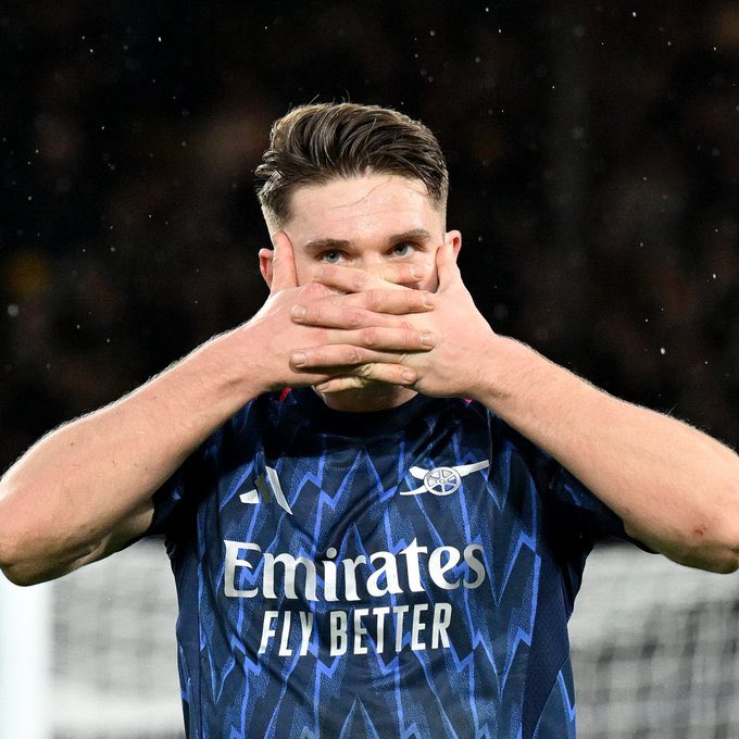 TrencevTome's tweet photo. They all though that we will crumble here but we didn't, 4 hard months and 11 wins left, we will be there GOYG #ViktorGyokeres #Gyokeres #arsenal #LEDARS  #leeds #odegard https://t.co/GrwKZg2QLU