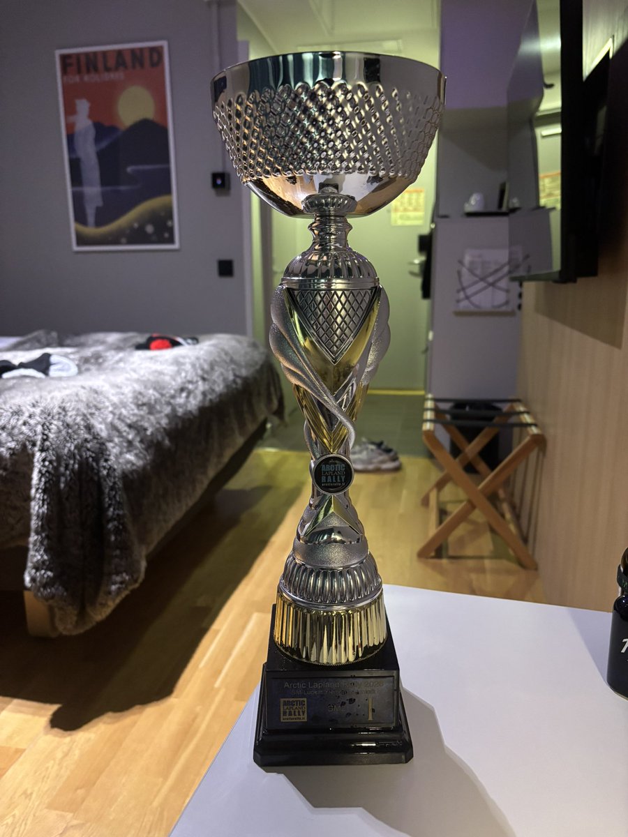 KantaYanaguida's tweet image. Arctic Lapland Rally 2026
なんと、勝つことが出来ました！🔥
昨日のトラブルからチームとメカニックが原因究明してくれて、完璧に直してくれました！とてもタフなコンディションの中、最後まで走ることが出来た結果最終的に優勝できました。チームのみんなありがとう！🙇‍♂️🔥
#WRCチャレンジプログラム