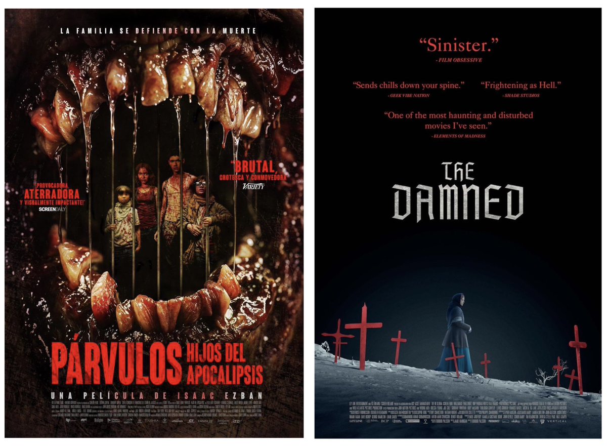 Aviso parroquial.

Doble estreno de terror en HBO Max.

Párvulos. Horror mexicano post-apocalíptico de zombies donde la cura es peor que la enfermedad.

The Damned. Folk horror sobre supersticiones y maldiciones de pescadores alrededor del draug, criatura de la mitología nórdica.