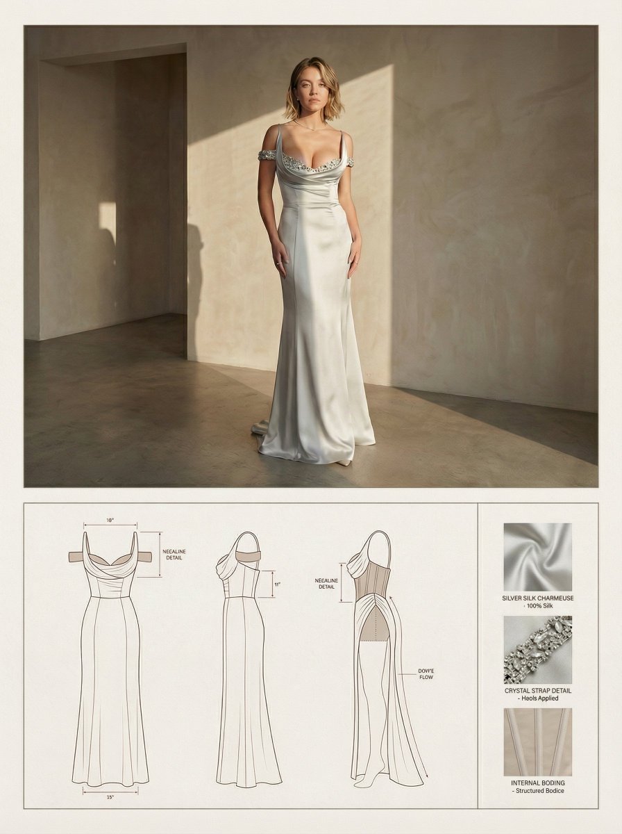 Dress spec-sheet layout