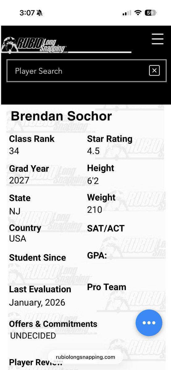 BrendanSochor27's tweet photo. After the Vegas 47 camp, i’m very blessed to be ranked the #34 LS in 🇺🇸. Thanks to @TheChrisRubio for the update and new write up! 
@LenapeFootball @Joeshim41 @EastCoastLS @LenapePrideClub @Coach_Kreider https://t.co/sYp4rOpBN0