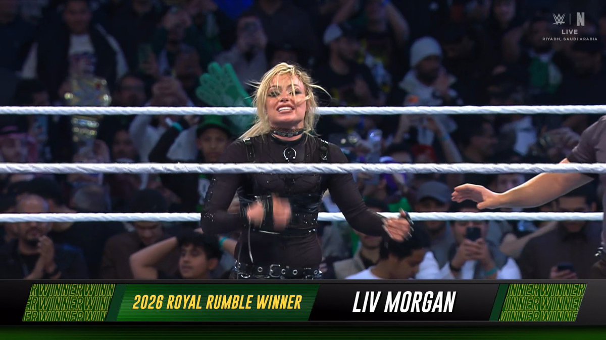 J2CesarFF1's tweet photo. Se logró chicos después de tantos años de espera #RoyalRumble #LivMorgan https://t.co/0NZnaPm1Zs