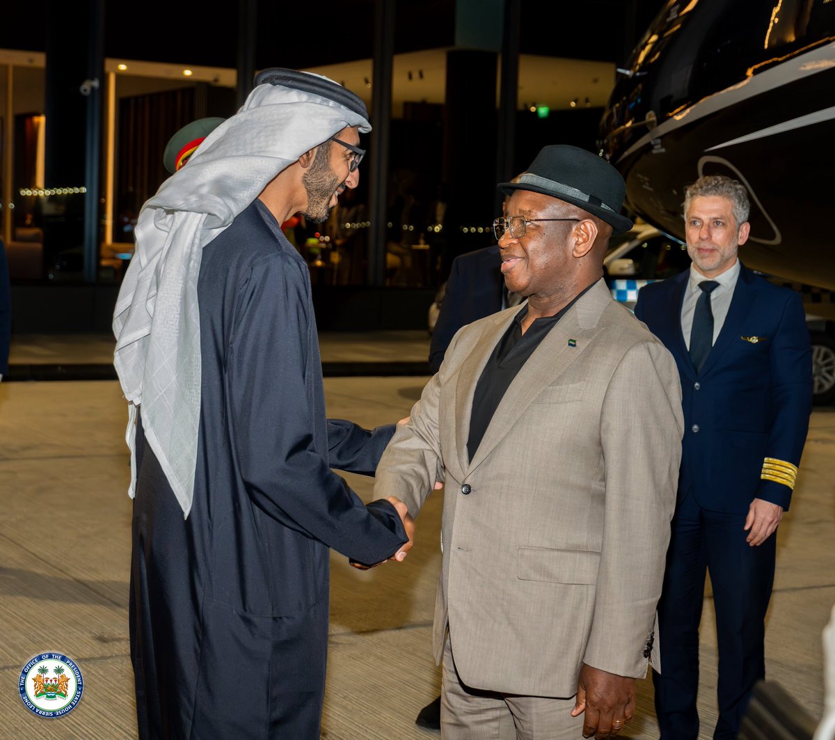 julius_maadabio's tweet photo. After the High-Level Conference in Accra, I travelled to Dubai for the World Governments Summit 2026. Themed "Shaping Future Governments," this summit offers a platform to share Sierra Leone’s experiences and promote Africa as a hub for global investment and innovation. https://t.co/tv8dpYvNWb