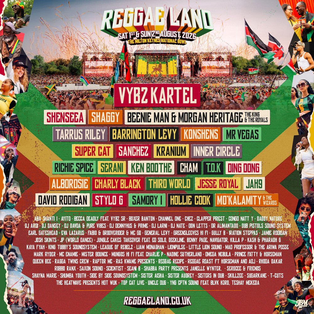 JuniorRodigan's tweet photo. 100,000 tickets sold 
congratulations #ReggaeLandUK 
ps. Thank you for not brining back that YG Marley bloke 
- https://t.co/nKaTj4B9RS