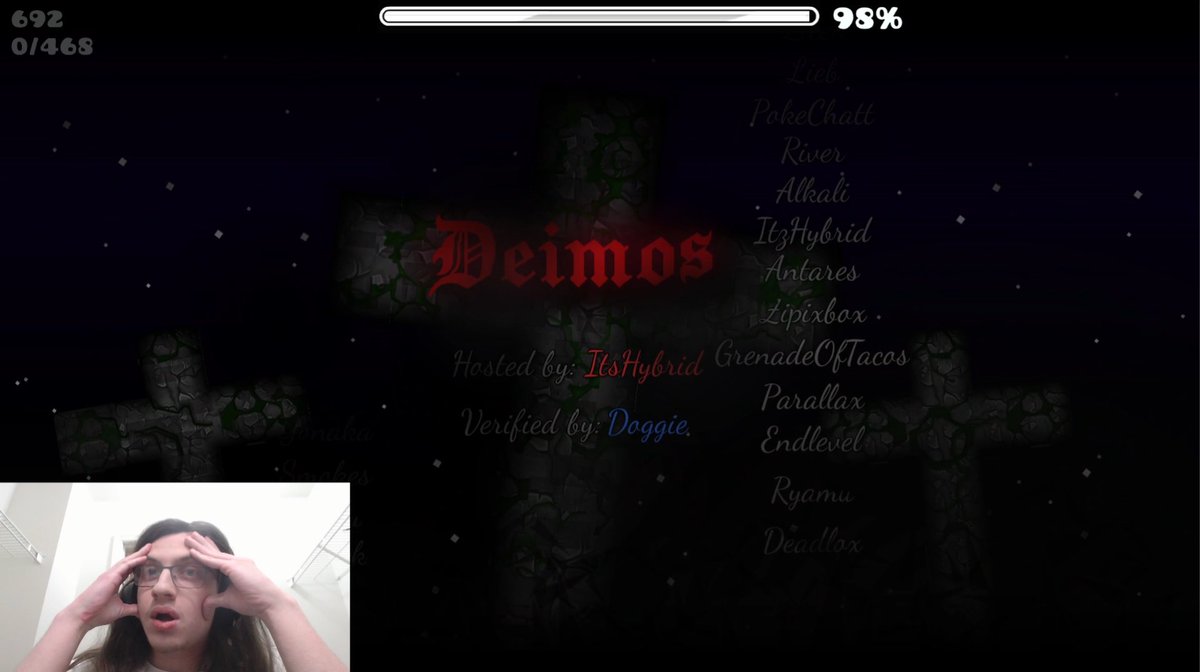 Deimos GG NEW HARDEST!!!!! Like literally 10 minutes after getting 87 I'm in shock I can't believe it
