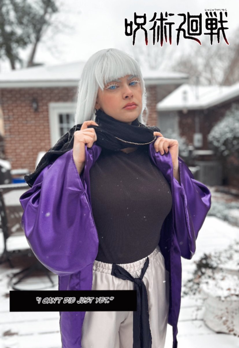 erensfists's tweet photo. snowy gojo cosplay pics ❄️ https://t.co/pHqSecW94E