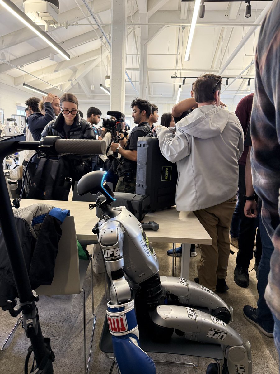 At the physical AI hackathon <a href="/fdotinc/">Founders Inc</a> this morning. Very high energy vibe. Robotics hackathon is usually hard to pull off. Great work team!