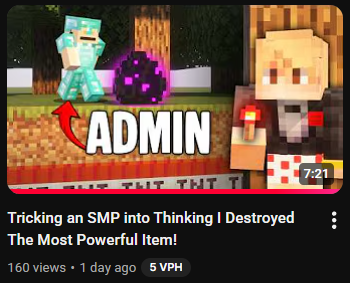 SkrrSmp's tweet photo. 🟢NEW UPLOAD!! 
@JoeXPyt &amp; how he FOOLED the ENTIRE SERVER... 👿
> link in comments https://t.co/nt3ofZA0Jz