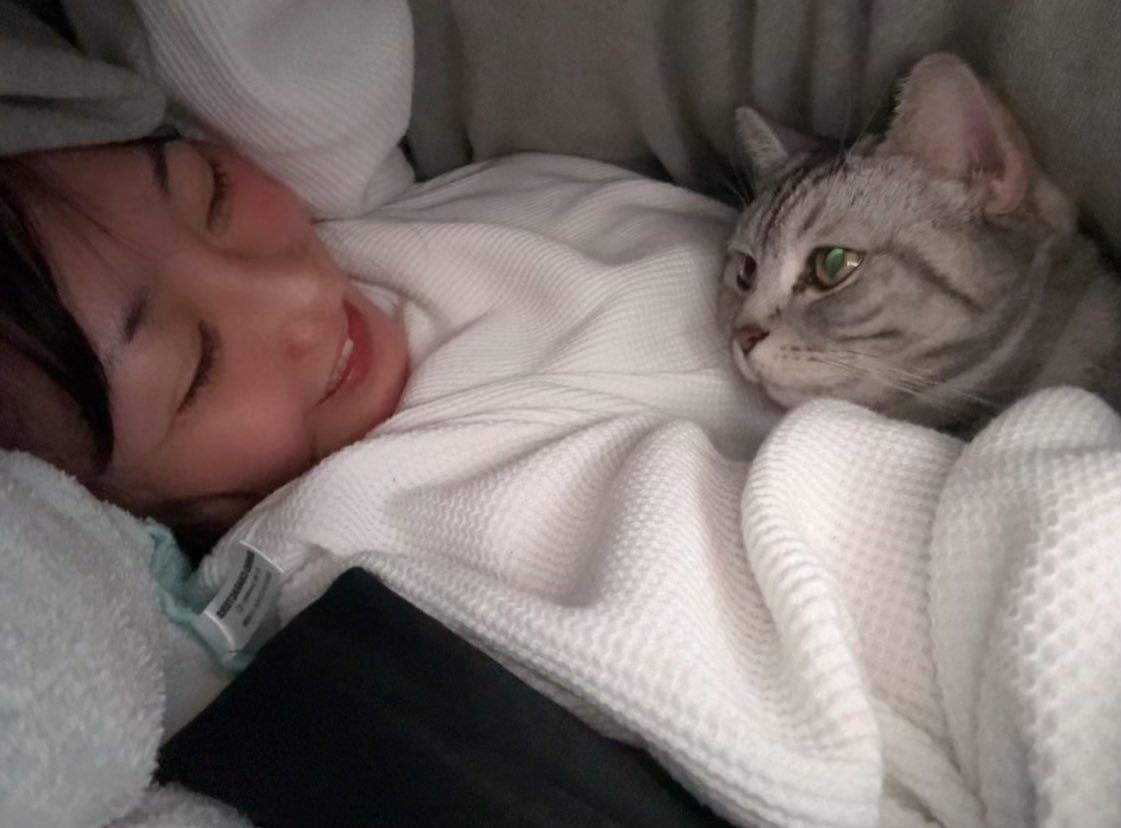 patchanshowroom's tweet image. おはよー
2月もよろしくお願いします(  ᐢᢦᐢ )

起きたら布団の中にしらちゃんおったー🐈