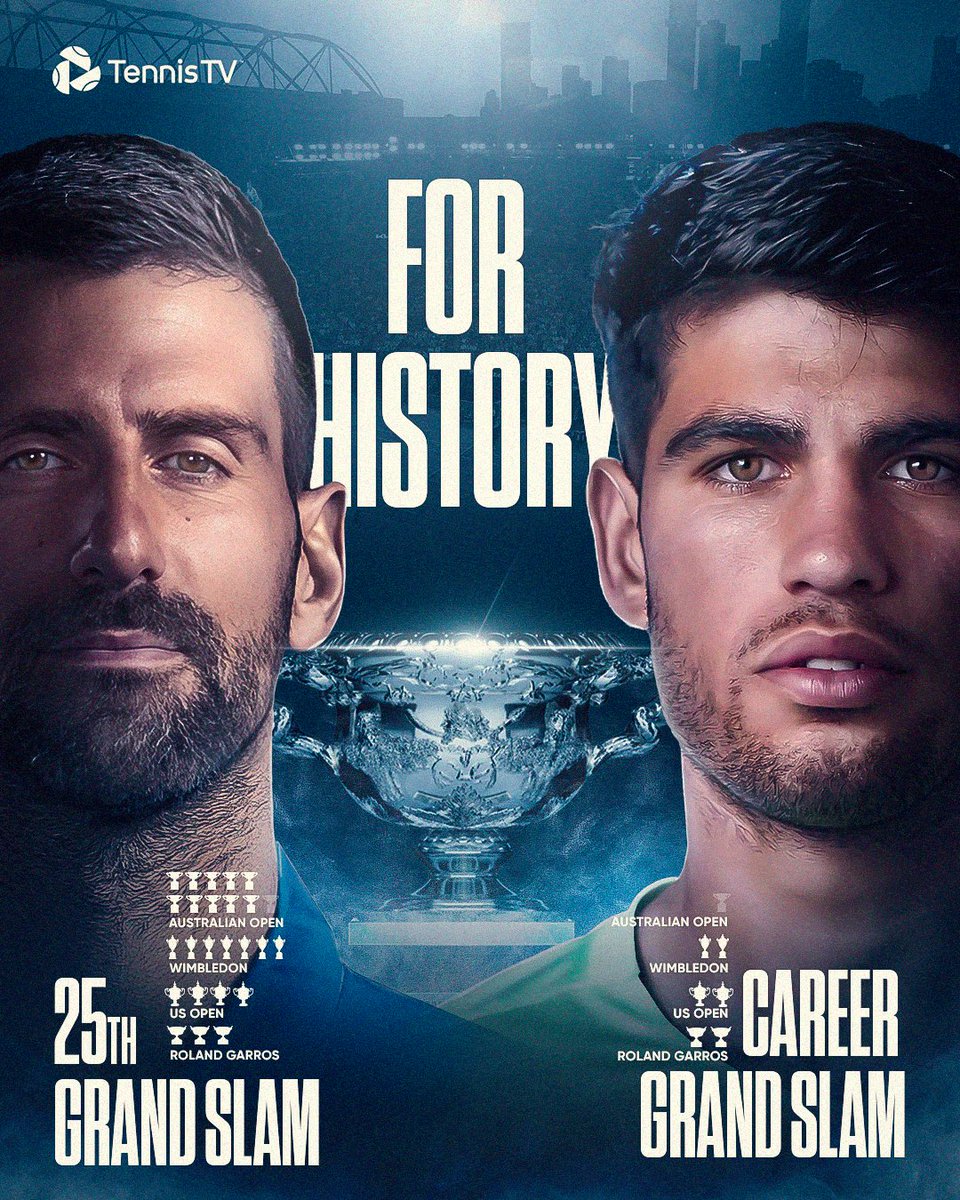 The most Grand Slams of all time

OR

The youngest man to win the Career Grand Slam 

History awaits…🥶