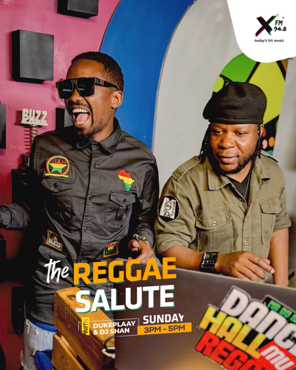 XfmUG's tweet image. What reggae song are you hoping to hear today? 🔥🔥

@ThaEpicMajor &amp;amp; @mrdjshanug have you covered live on Reggae Salute, 3PM | 94.8 XFM.

#TurnItUp