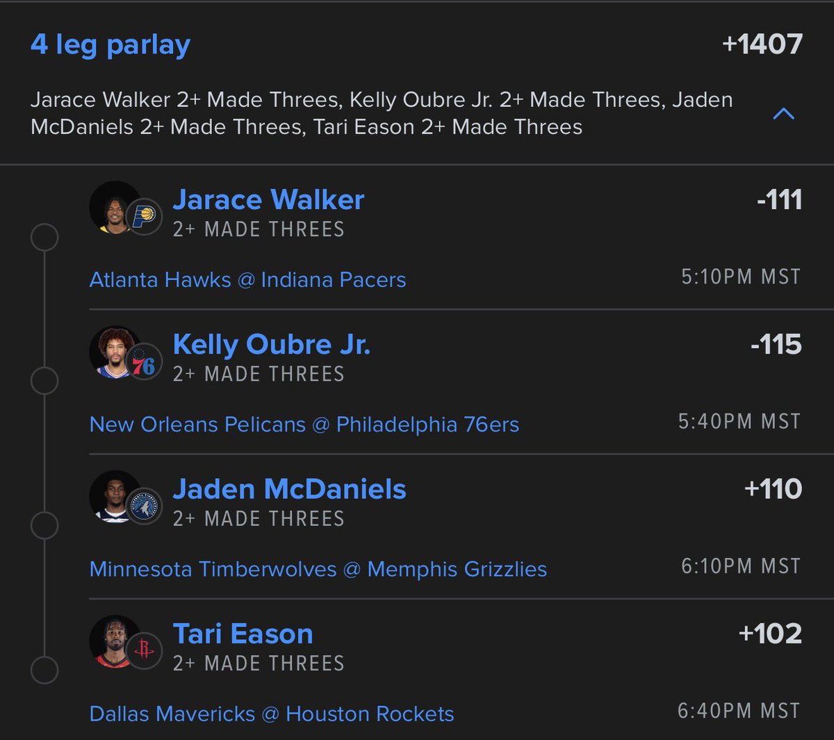 Last nights 4 x 2 shoulda cashed! So we go again. $50 to 4 people when we cash! Also gonna send a few people who like &amp; comment $20 to tail this lay. RUN IT UP FOR ME. 💯🔥