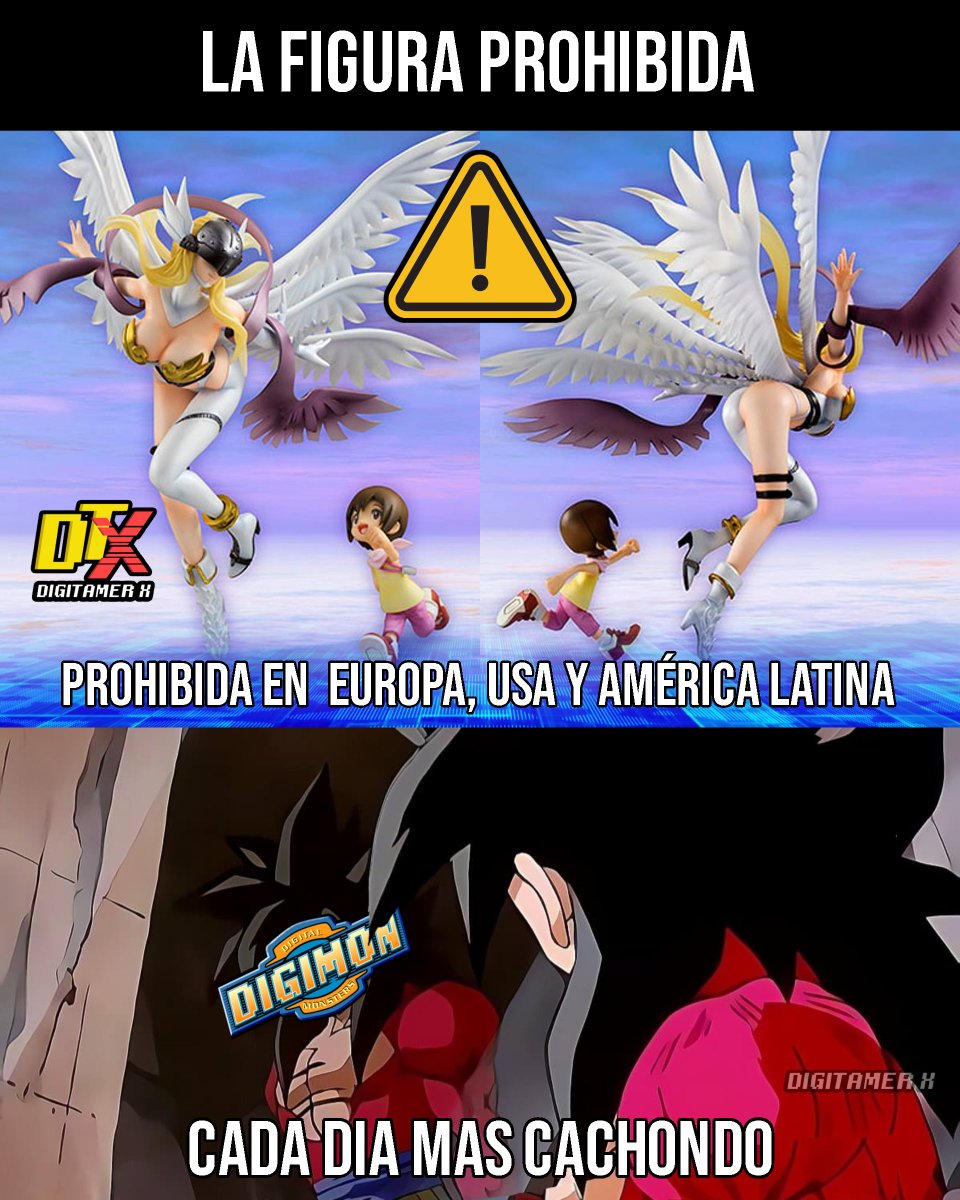 DigitamerX's tweet photo. ❗ #DatosDigimon Random hasta que consiga novia #62

⚠️ LA FIGURA PROHIBIDA DE DIGIMON ⚠️
En 2016, una figura oficial de #Angewomon, fabricada por MegaHouse, desató una de las polémicas más interesantes en la historia del merchandising de #Digimon ⬇️⬇️⬇️

#SabiasQue https://t.co/yiRLOfHfLg