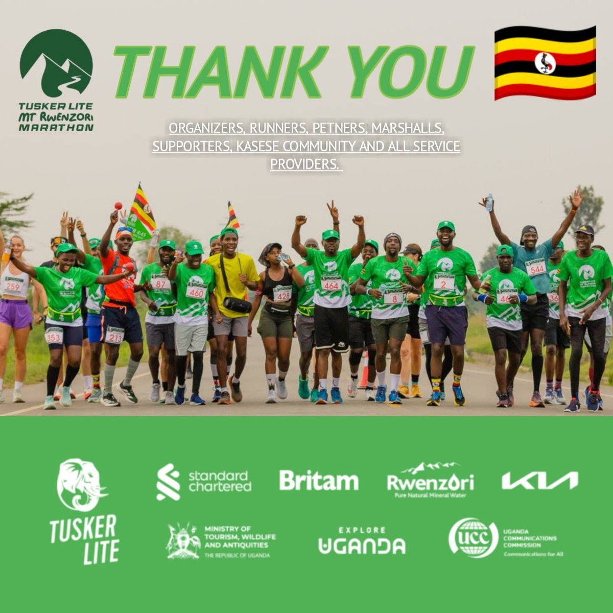 Time to activate everything for early preparation for the Tusker Lite Rwenzori Marathon, with important information dropping soon. 

See how you can personally benefit from the marathon: come create connections, get prizes, and explore and trade, among others