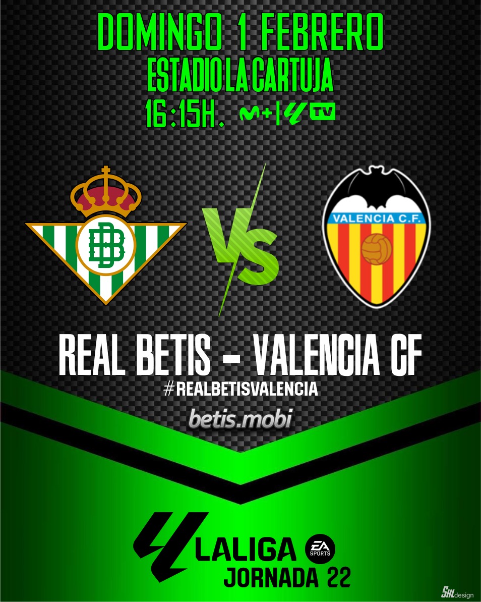 ⚠️¡RECORDATORIO!

📅 Jornada 22.
🆚 <a href="/valenciacf/">Valencia CF</a>.
🏟️ Estadio La Cartuja.
🕘 16:15 horas.

Segunda "final" en La Cartuja en menos de tres días. ¡A por otra victoria!