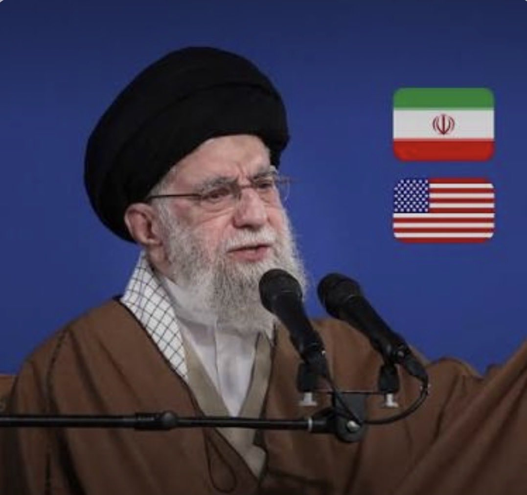 ShukriyaBradost's tweet photo. Khamenei now faces three paths:
1. Stepping aside to save Iran (an unlikely outcome)
2. Preserving the Islamic regime by accepting Trump’s terms (the most likely scenario)
3. Protecting his ideological legacy by dragging the country into war ( also likely) https://t.co/G5j9MZbyt2