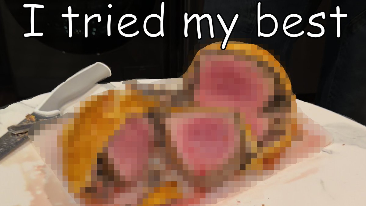 Ranboosaysstuff's tweet photo. I tried to make one of the HARDEST culinary dishes with zero experience, and ZERO help. 

Here is how it turned out.

https://t.co/sUre0AHfw1 https://t.co/Dpkk3tyWBe