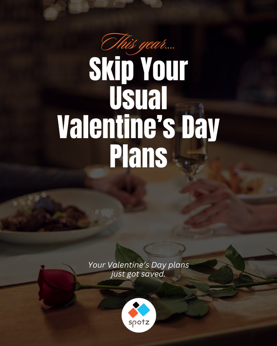 findspotz's tweet photo. Valentine's Day does not have to mean fighting for a table. 

Rent a private space, skip the crowds, and earn a free Amazon gift card when you book.

https://t.co/ouQsD5FMxW https://t.co/7bT168Q15k