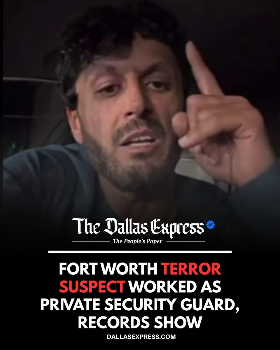 Fort Worth terror suspect Mohammad Dawood Alokozay was registered as an unarmed private security guard in Texas DPS database

Afghan national charged with terrorist threat allegedly planned DFW bombing; records show affiliation with Vigilant Private Security starting August 2024,
