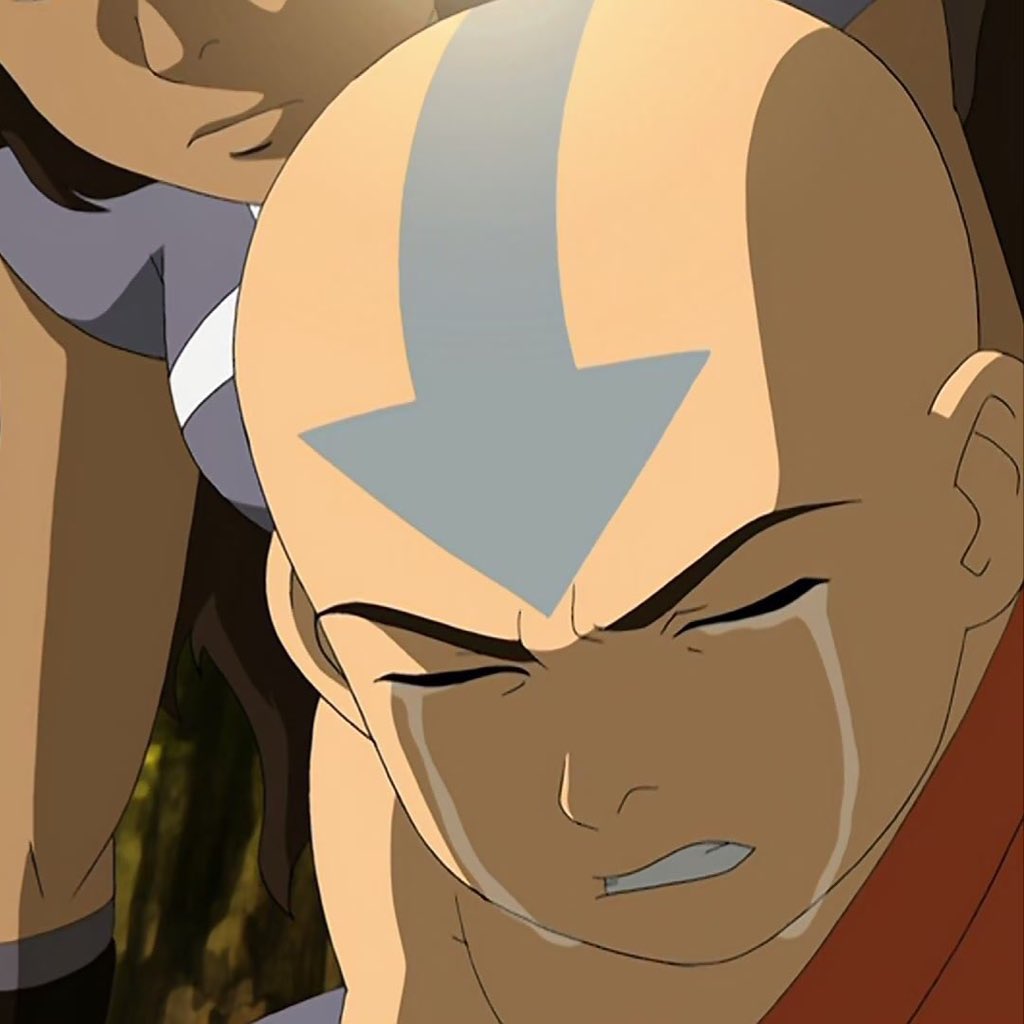 aang lost everything, and when he realized his people were gone, he immediately had to lock in and try to be the avatar. he had no time to recover from the grief of losing the air nomads, hiding the pain behind his free-spirited, happy energy