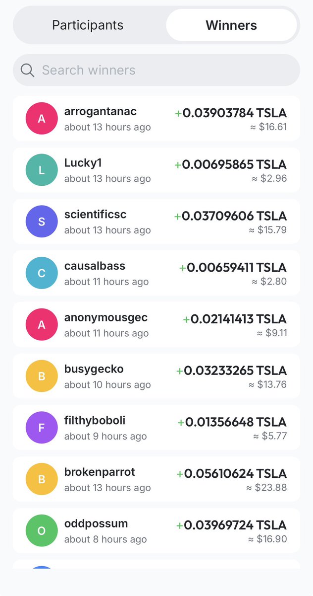 Have you claimed your <a href="/GluonMoney/">Gluon</a> $TSLA rewards? 
6 winners remaining
Are you the lucky one?

link.gluon.money/luckydraw/EGH4…