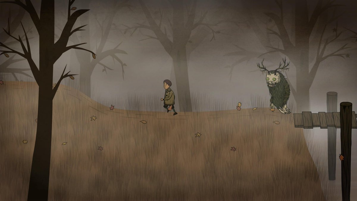 LukaPendragon's tweet photo. #CreepyTale :
Deux jeunes frères se baladent dans les bois quand l'un des deux enfants est capturé par des monstres. On va devoir résoudre plusieurs énigmes à la poursuite de notre frère. Légèrement sombre et macabre, comme les comptes de mon enfance. https://t.co/bIUMfYSxAR