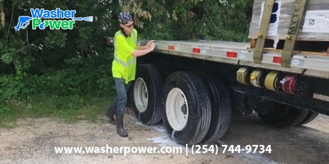 WasherPower's tweet image. 💦🚛 Ready to shine up your fleet? Washer Power is here for all your commercial fleet washing needs in Central Texas! Let us handle the grime and keep your trucks and trailers looking their best.

📞 (254) 744-9734 🌐 washerpower.com