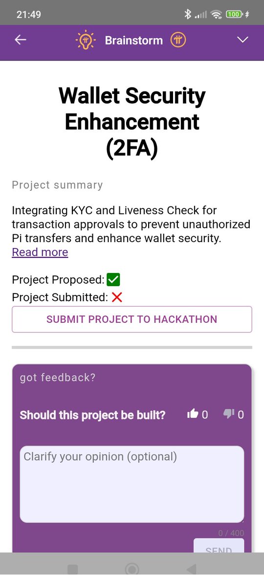 Grf_Grefee's tweet photo. Why let a 3-year loyalty vanish in seconds? 🛡️⌛
I have officially proposed a "Wallet Security Enhancement (2FA)" on Brainstorm.
As a Pioneer since 2021 with 1,200+ validations, I ask @PiCoreTeam :If the algorithm can track every move https://t.co/foXTGKfifI