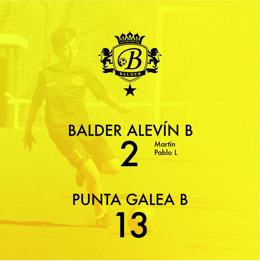 FutbolBalder's tweet photo. Derrota extremadamente contundente del Alevín B contra un rival que fue muy superior. Habrá que entrenar mucho más duro para mejorar los resultados. @ClubDepBalder @ColegioBalder https://t.co/KieFjQEtu6