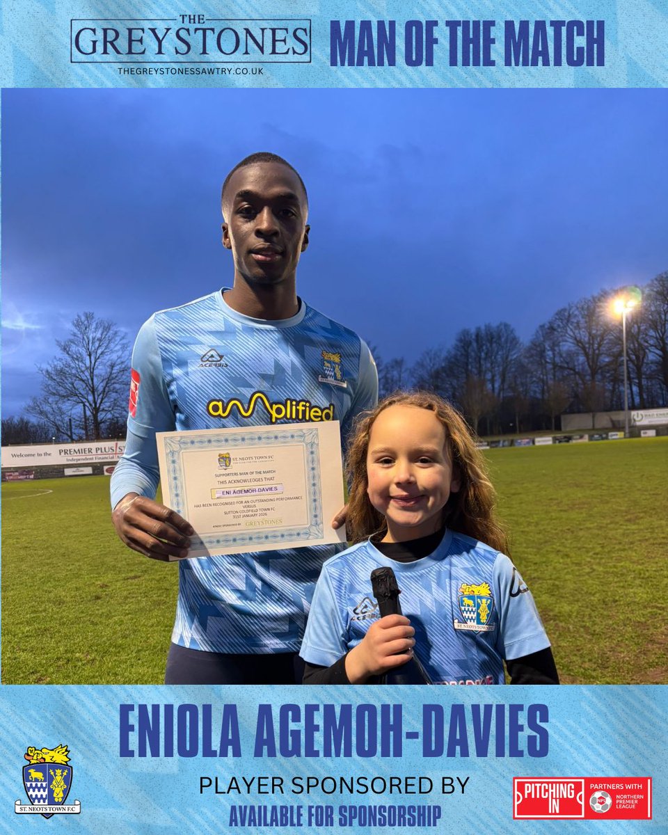 St Neots Town F.C. Official tweet media