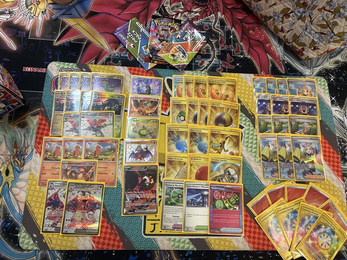 Another day another whiffed top 8 3-2 at Gamers World Cup at Fox Valley.
+1 Series 4 Prize pack , 1 Series 7 , and a pack of phantasmal