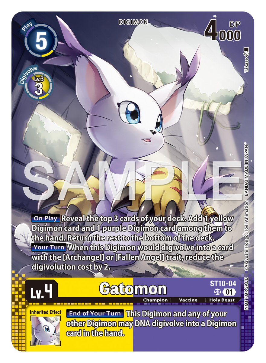 Card Reveals] Hello Digimon Tamers! Today's cards are [ST10-04 Gatomon] and  [ST21-09 Lillymon] from Event Pack 9! World Championship 2627 Regionals  Season 1 https://t.co/NDqC1Ssd6C #DigimonCardGame #DigimonTCG #Digimon