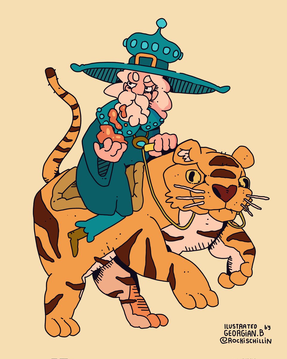 rockischillin's tweet photo. Wizard riding his tiger
#art #drawing #fantasyart #wizard https://t.co/dpdIwV1SXe