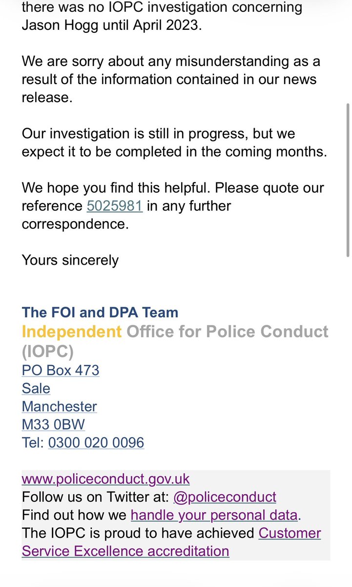 ellejayp22's tweet photo. @AchingRat @policeconduct @HMICFRS @CollegeofPolice @centreWJ And they lie about the dates investigations begin! https://t.co/RViJxQt7bb