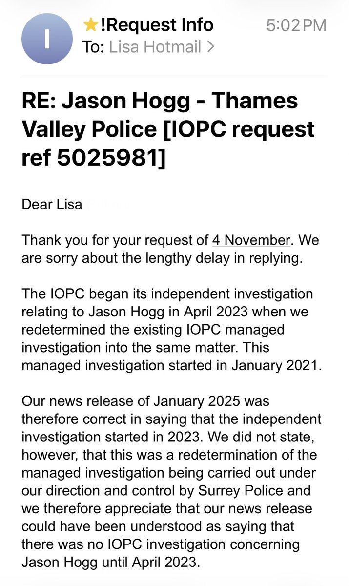 ellejayp22's tweet photo. @AchingRat @policeconduct @HMICFRS @CollegeofPolice @centreWJ And they lie about the dates investigations begin! https://t.co/RViJxQt7bb