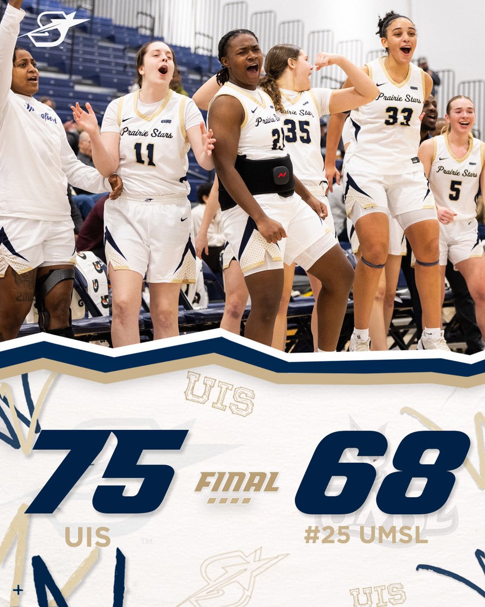 UPSET! Big win over #25 Missouri- St. Louis! 

#WeAreStars | #ProtectThePrairie | #GreaterThan94