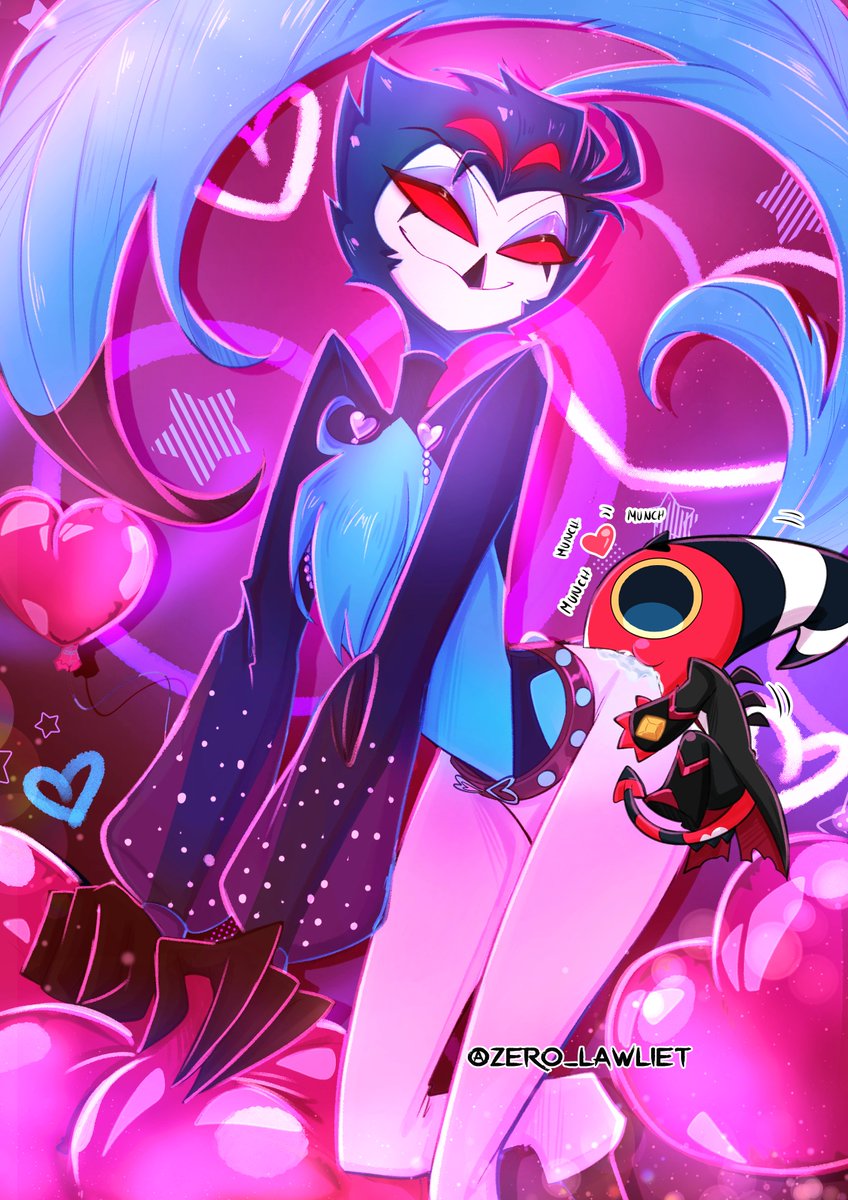 Stolas ate the St. Valentine's drop, as always 🥰
#helluvaboss #stolas