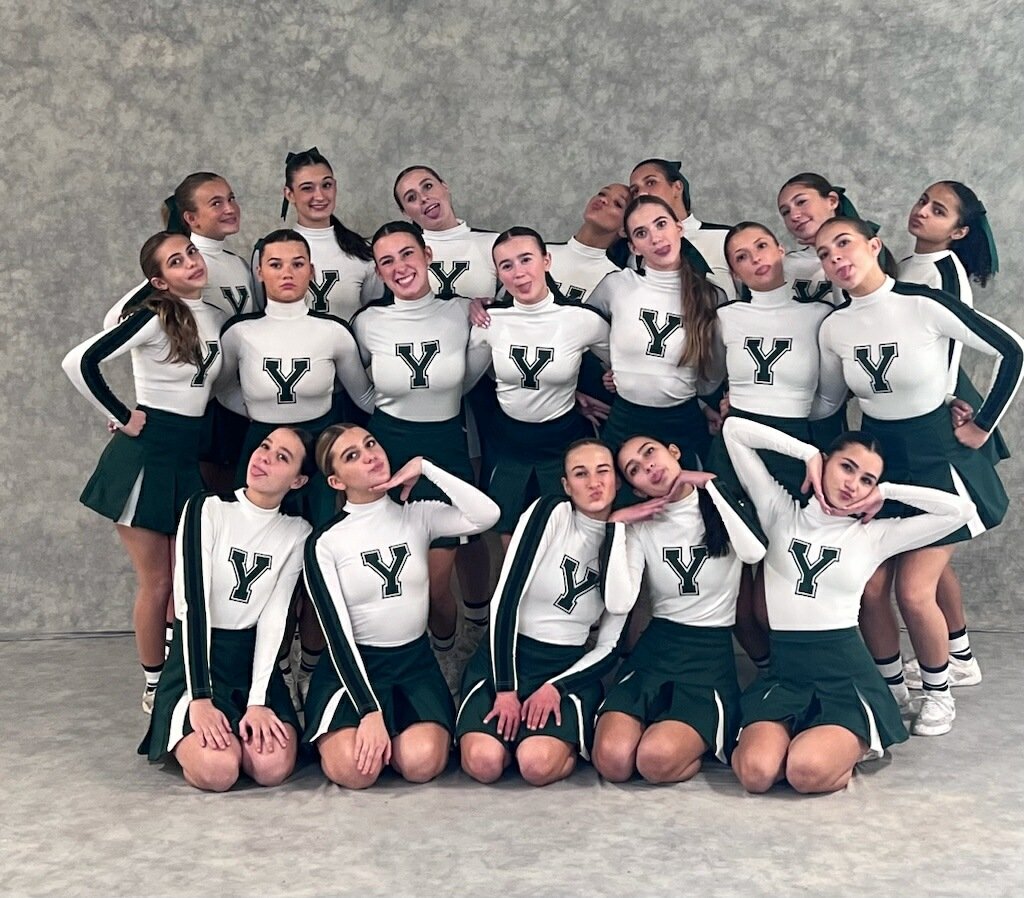 YCSD_Athletics's tweet photo. Congratulations to YHS Varsity Cheer on making the GameDay finals at UCA Nationals. Traditional Cheer Semi-finals tonight. Good Luck to all of our athletes, coaches and their families! #gotown #downwithtown  @YHSDeGennaro https://t.co/W6801RCqHq