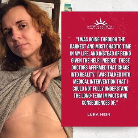 HankishTwitZone's tweet photo. EVERYONE complicit in multibillion $$ “transgender sex reassignment industry” guilty of PERMANENTLY MUTILATING young CHILDREN with “IRREVERSIBLE genitalia and mastectomy SURGERIES” must be held FULLY ACCOUNTABLE for the EVIL they perpetrated!! https://t.co/UAvGcqs7cb