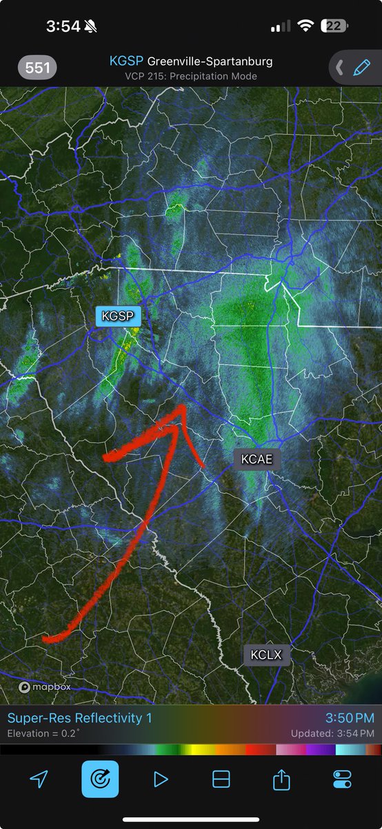 tvGraeme's tweet photo. @ChrisJacksonSC @webberweather is this not a dry slot forming between GSP and CAE? https://t.co/oHAk5H46fv