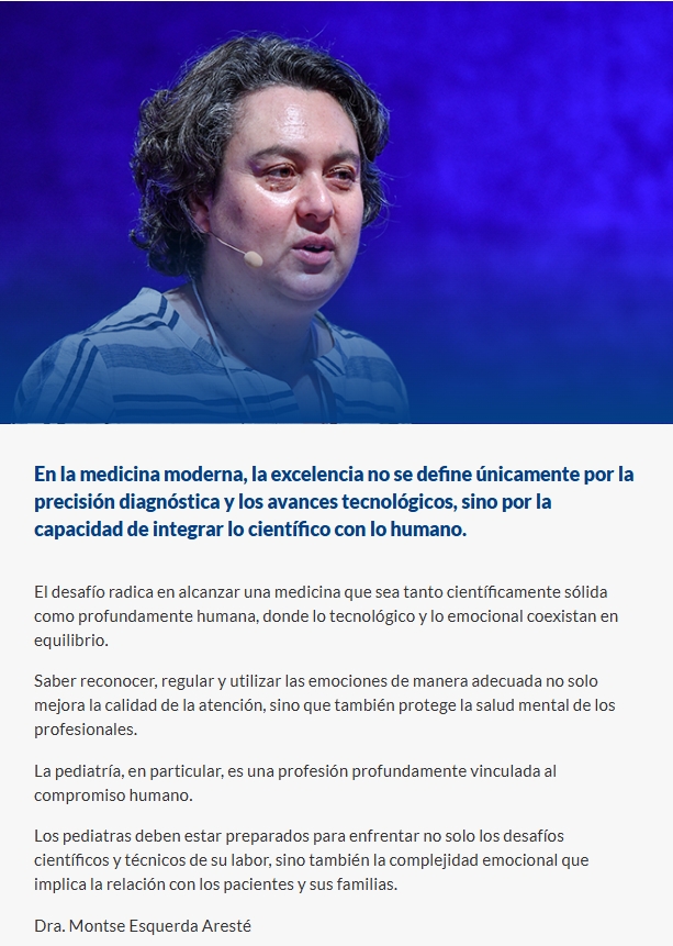 GRINDOPE's tweet image. 🩺En la medicina moderna, la excelencia no se define solo por la precisión diagnóstica y los avances tecnológicos, sino por la capacidad de integrar lo científico con lo humano
🗣️ Nos lo recordó la Dra. Esquerda en el Grindope2025
👉Ven al #grindope2026  grindope.com