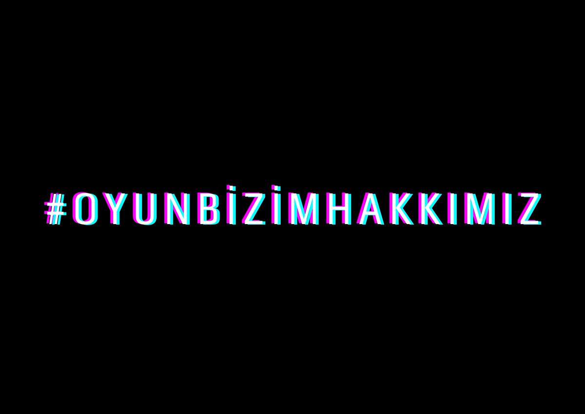 Hxcksenpai's tweet photo. Bu işin geri dönüşü yok. Eski tag bot kullanımıyla düşürüldü. Bütün gücümüzle, yeni tag; #OYUNBİZİMHAKKIMIZ https://t.co/ZWHRKrOcFo