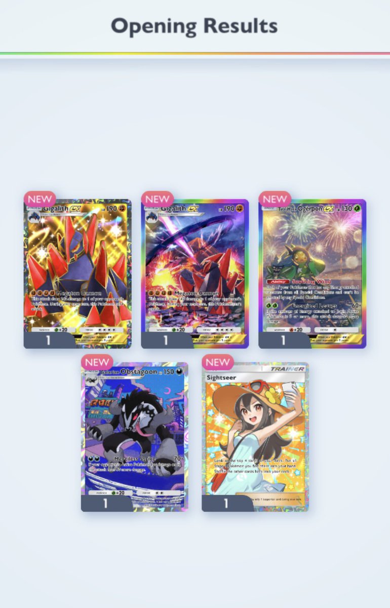 My first god pack #PokemonTCGPocket