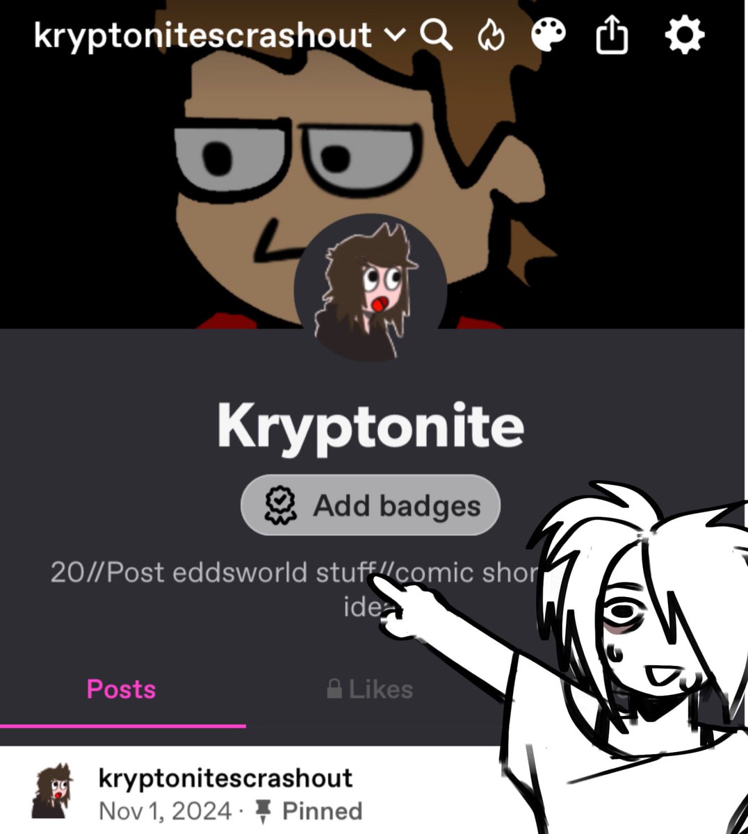 If you wanna see my comic wips//wips in general I usually post them to tumblr! I’ve made a few updates lately to what I’m (slowly) working on!