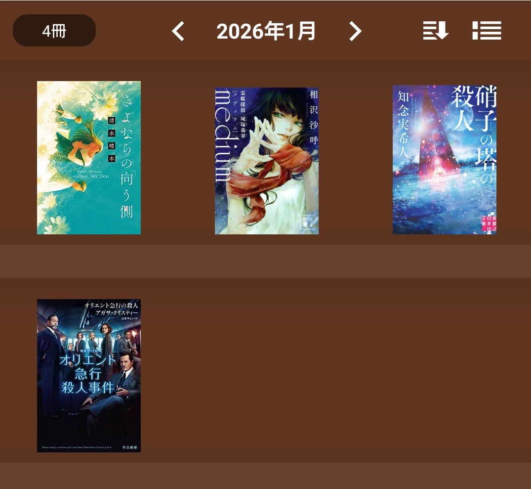 books_ouchi's tweet photo. 1月の読了本はこちらの4作でした📚️✨
冊数は少ないけど充実した読書時間でした😊
全作品面白かった😆
#1月の読了本
#読書好きな人と繋がりたい https://t.co/p6lXTqaT7y