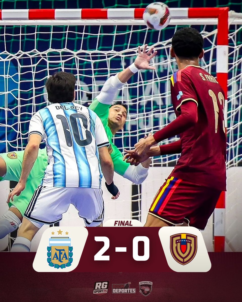 La Vinotinto de Futsal cayó 2-0 ante Argentina en las semifinales de la Copa América. ⚽️🚫🇻🇪

En un duelo sumamente parejo, la Albiceleste aprovechó un error de Venezuela para anotar el primero y en los minutos finales sentenció la historia.

#vinotintofutsal #Futsal #Copaamerica