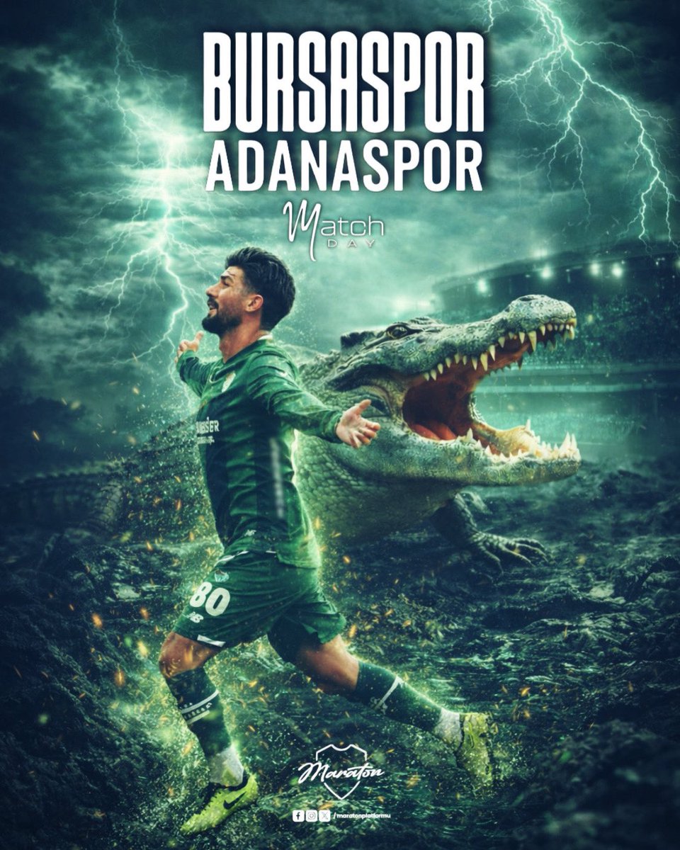 🐊 MAÇ GÜNÜ
🗓 22. Hafta
🆚 Bursaspor - Adanaspor
🕒 17:00
🏟 Atatürk Spor Kompleksi Matlı Stadyumu