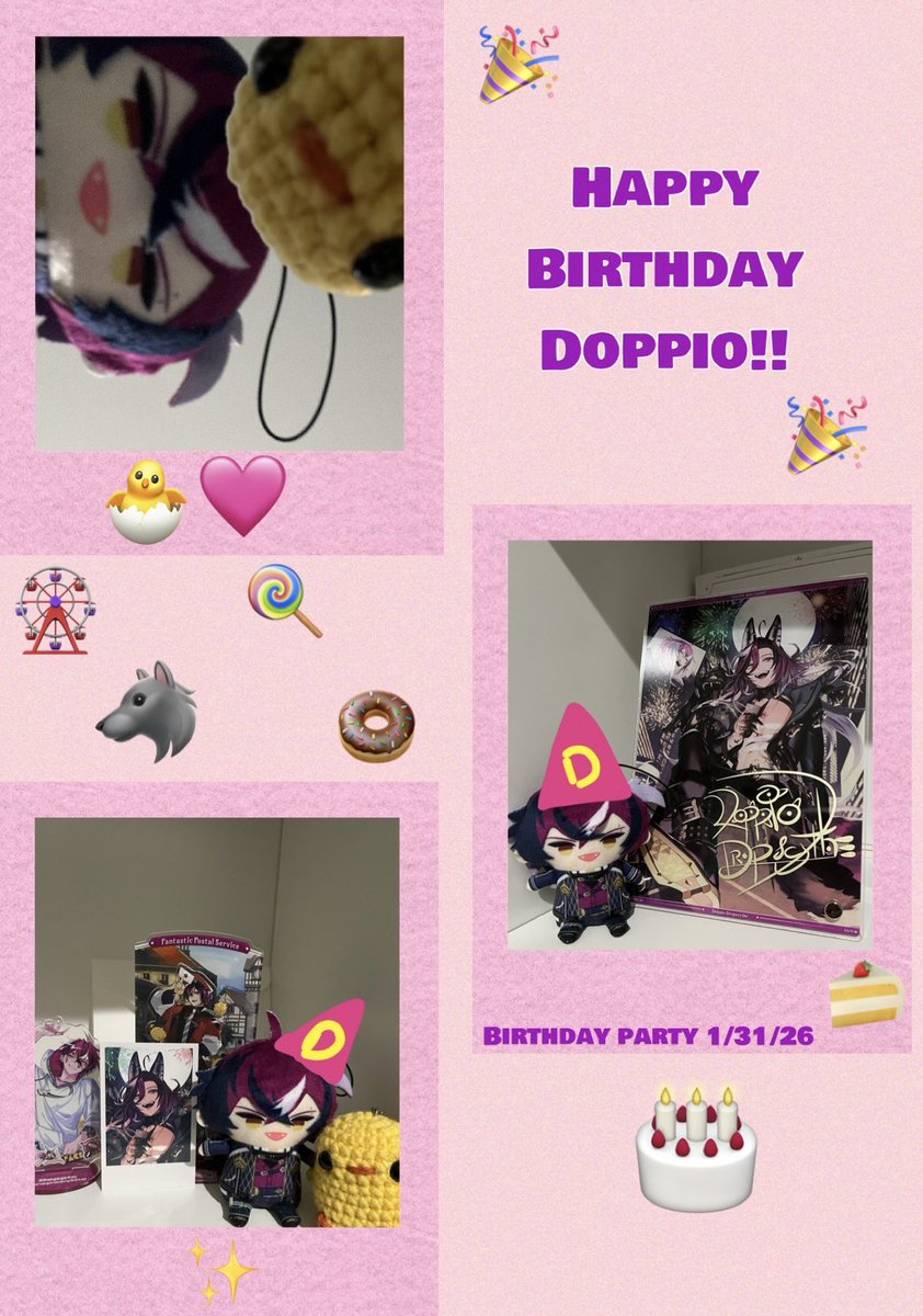 violetoceans_'s tweet photo. Happy birthday pio!! Hope you have an amazing birthday filled with happiness!! 🩷✨🎉#HBD4DOPPIO https://t.co/BCGl82VL4P