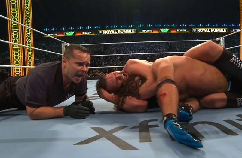He did it again.
#RoyalRumble